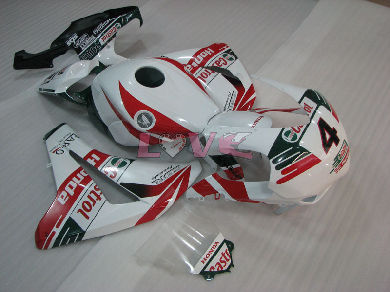 Castrol - Red White Fairings and Bodywork For 2008-2011 CBR1000RR #LF4331