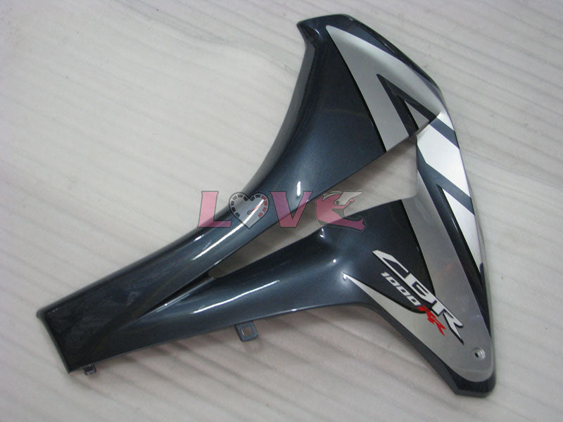 Fireblade - Black Silver Fairings and Bodywork For 2008-2011 CBR1000RR #LF7155