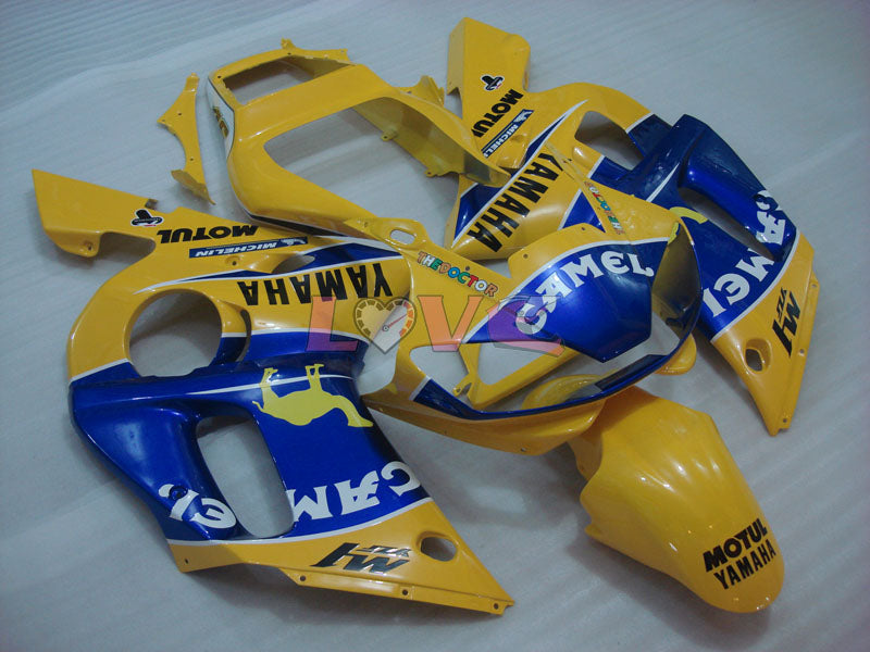Camel MOTUL - Yellow Blue Fairings and Bodywork For 1998-2002 YZF-R6 #LF6848