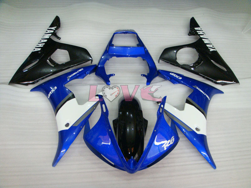Factory Style - Blue Black Fairings and Bodywork For 2005 YZF-R6 #LF5299