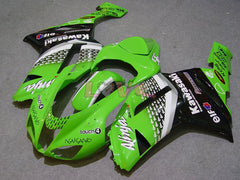 Nakano - Green Black Fairings and Bodywork For 2007-2008 NINJA ZX-6R #LF5891