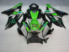 Monster - Green Black Fairings and Bodywork For 2006-2007 YZF-R6 #LF3478