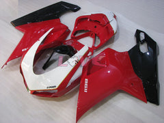 Factory Style - Red White Black Fairings and Bodywork For 2009-2011 1198 #LF3107