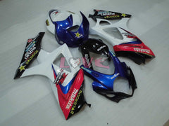 Rockstar - Blue White Fairings and Bodywork For 2007-2008 GSX-R1000 #LF3838