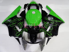 Flame - Green Black Fairings and Bodywork For 2000-2001 NINJA ZX-12R #LF4890
