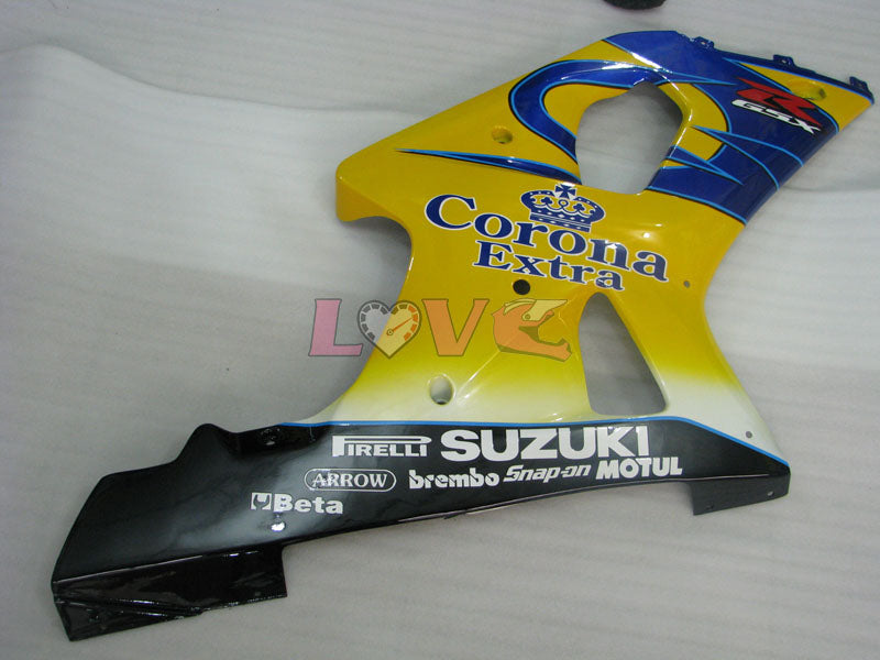 Corona - Yellow Blue Fairings and Bodywork For 2000-2002 GSX-R1000 #LF6151