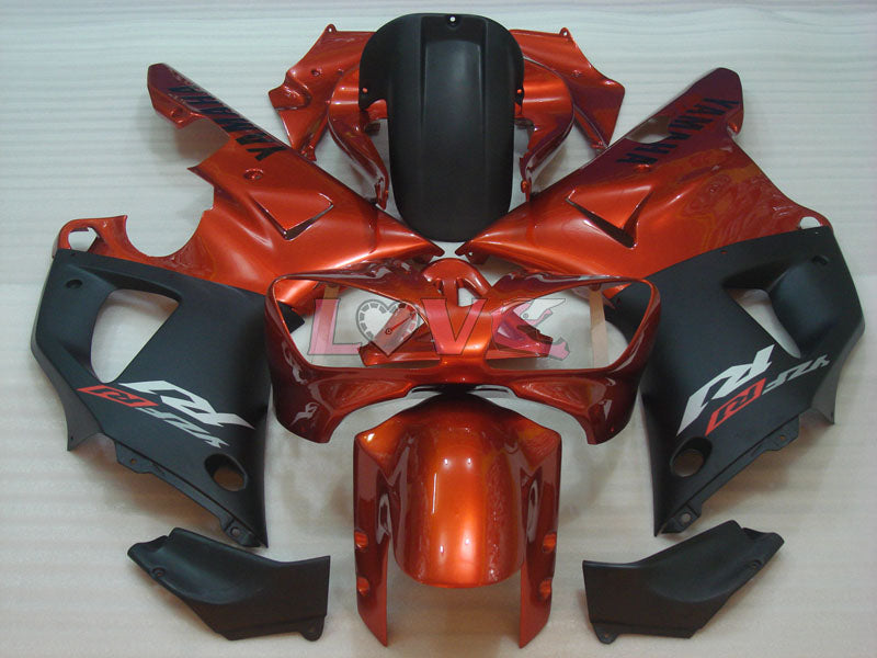 Factory Style - Orange Black Matte Fairings and Bodywork For 2000-2001 YZF-R1 #LF3622