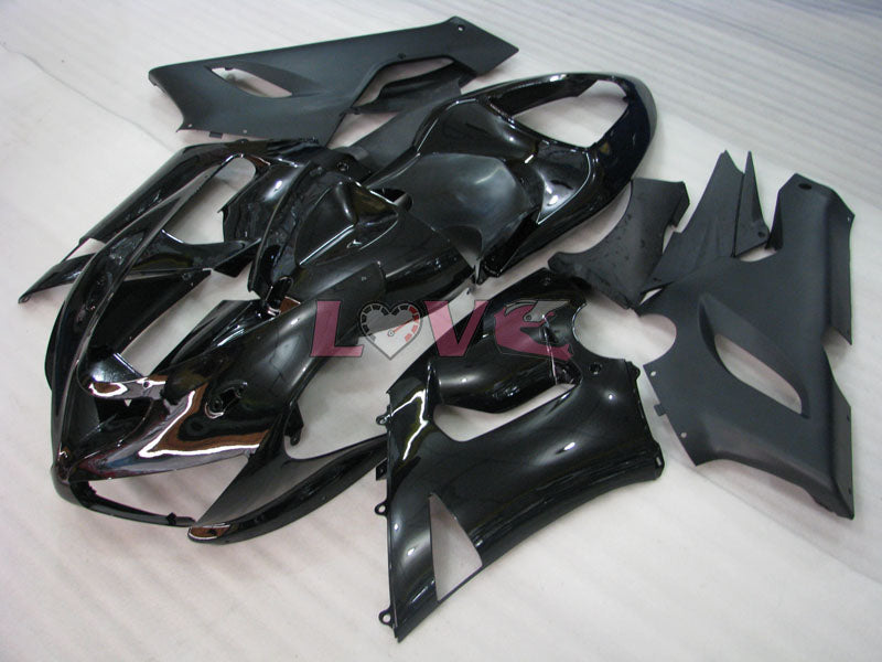 Factory Style - Black Grey Fairings and Bodywork For 2005-2006 NINJA ZX-6R #LF6020