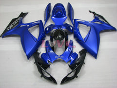 Factory Style - Blue Black Fairings and Bodywork For 2006-2007 GSX-R600 #LF4049