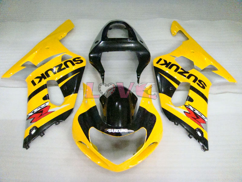 Factory Style - Yellow Black Fairings and Bodywork For 2001-2003 GSX-R600 #LF6688