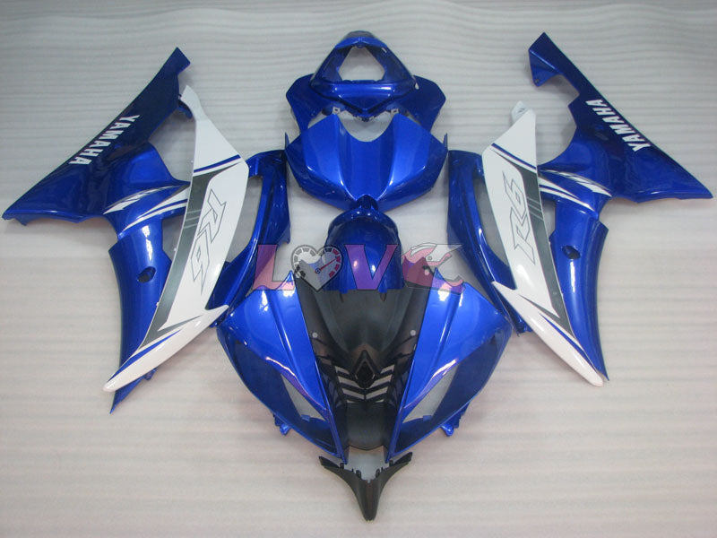 Factory Style - Blue White Black Fairings and Bodywork For 2008-2016 YZF-R6 #LF3401