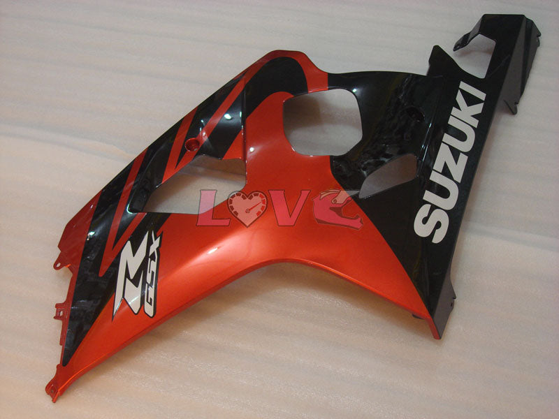 Factory Style - Orange Black Fairings and Bodywork For 2004-2005 GSX-R600 #LF6482