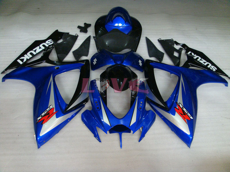 Factory Style - Blue Black Fairings and Bodywork For 2006-2007 GSX-R750 #LF6500