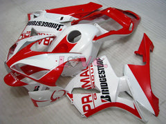 PRAMAC - Red White Fairings and Bodywork For 2003-2004 CBR600RR #LF5328