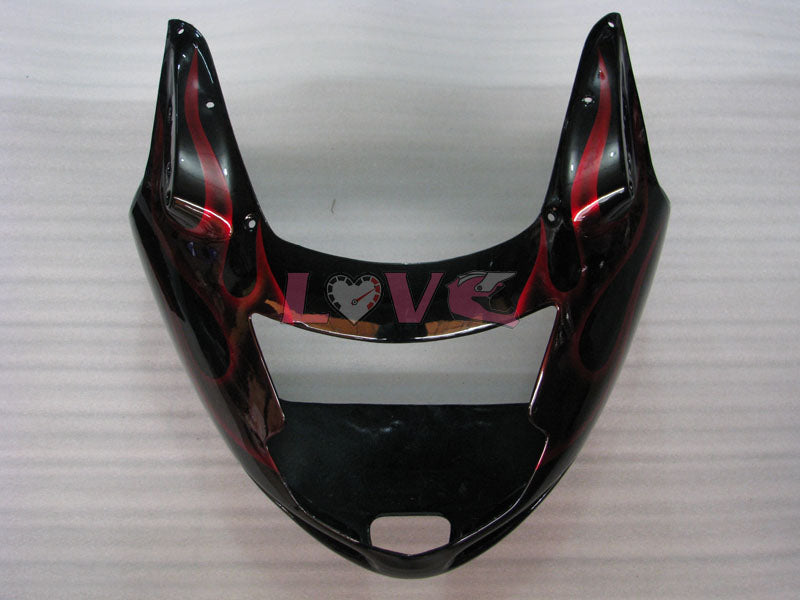 Flame - Red Black Fairings and Bodywork For 1996-2007 CBR1100XX #LF5135