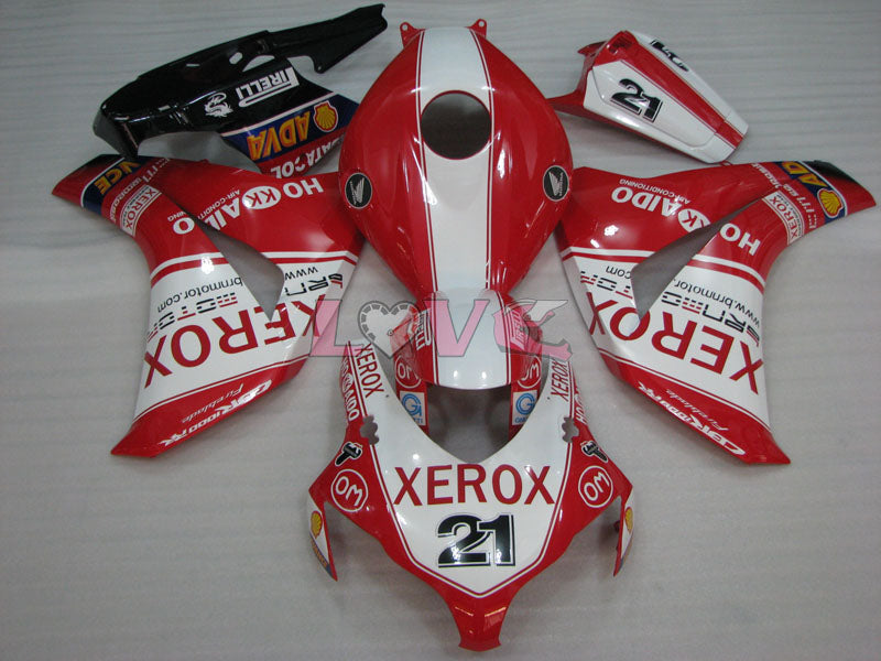 Xerox - Red White Fairings and Bodywork For 2008-2011 CBR1000RR #LF4345