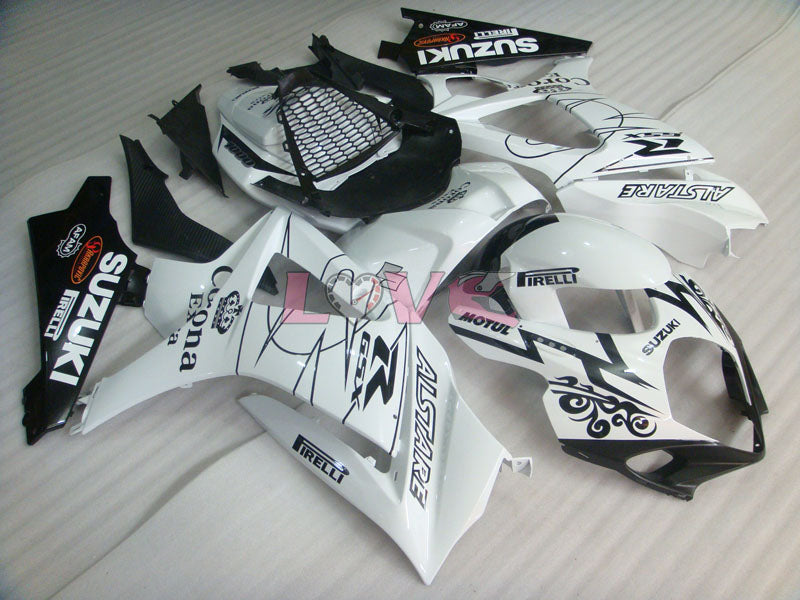 Corona MOTUL - White Black Fairings and Bodywork For 2007-2008 GSX-R1000 #LF5784