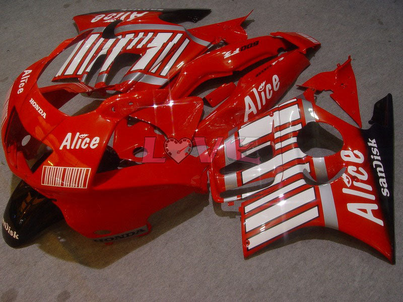 Alice - Red Fairings and Bodywork For 1995-1996 CBR600F3 #LF7787