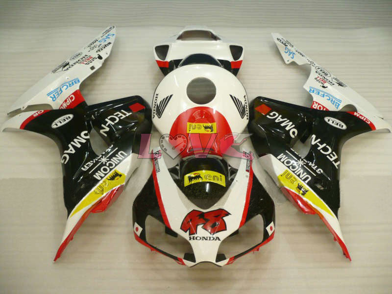 Factory Style - Red White Fairings and Bodywork For 2006-2007 CBR1000RR #LF7205
