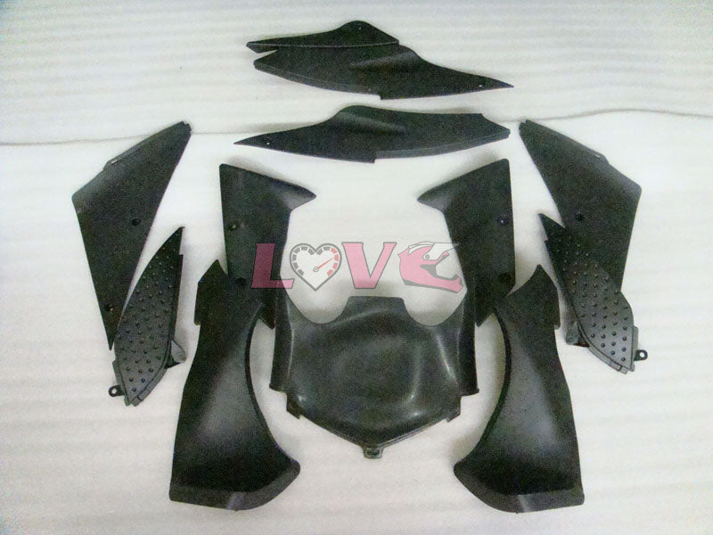 West - White Black Fairings and Bodywork For 2005-2006 NINJA ZX-6R #LF3303