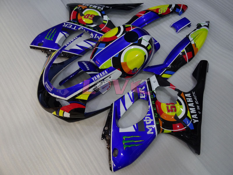 Monster - As Picture Fairings and Bodywork For 1997-2007 YZF600R #LF7923