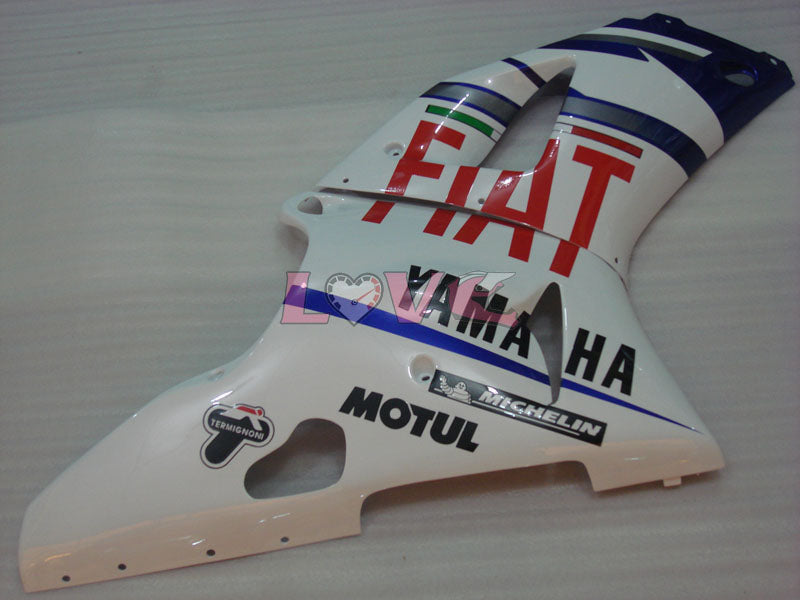 FIAT MICHELIN MOTUL - Blue White Fairings and Bodywork For 1998-1999 YZF-R1 #LF3577