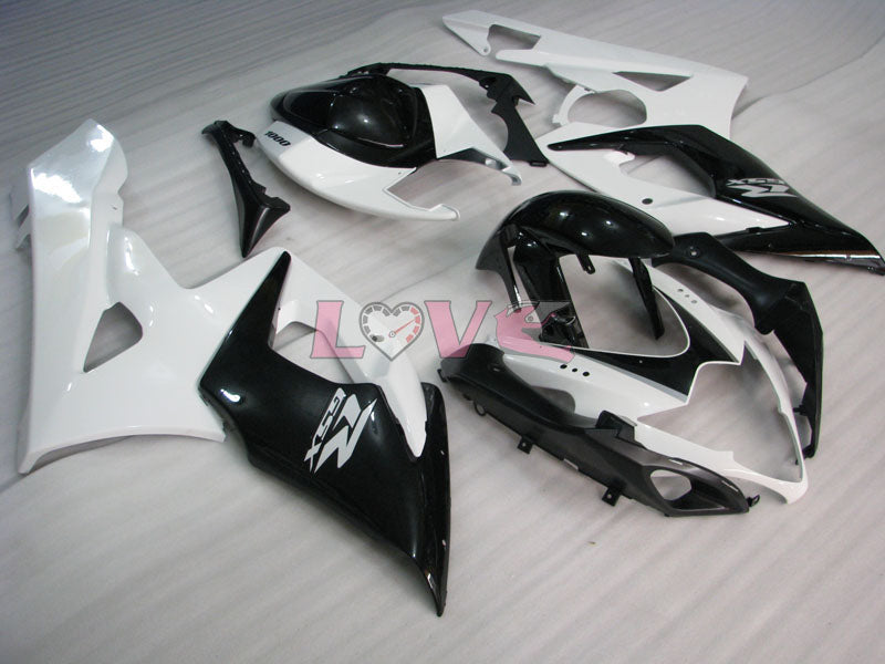 Factory Style - White Black Fairings and Bodywork For 2005-2006 GSX-R1000 #LF5823