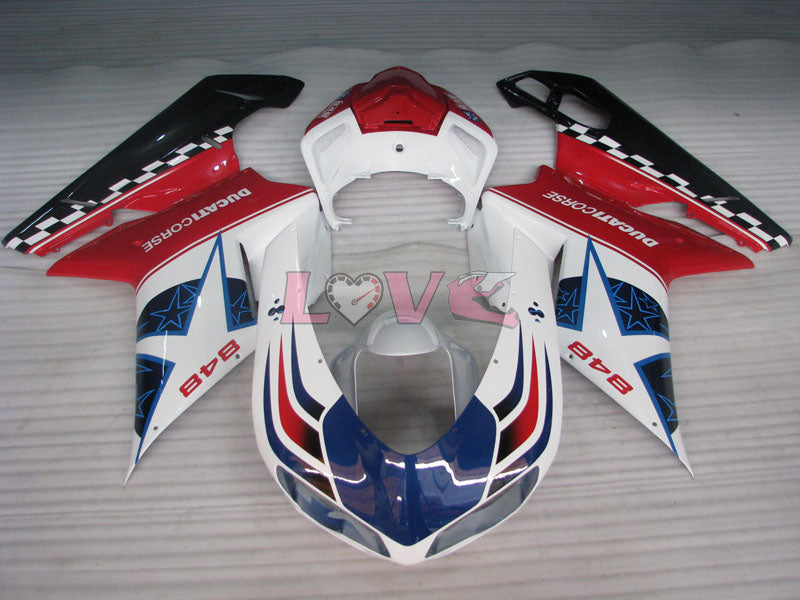 Xerox - Red White Fairings and Bodywork For 2008-2013 848 #LF5602