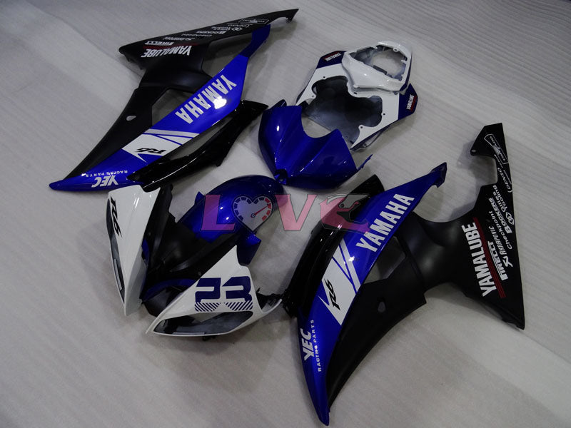 Factory Style - Blue White Black Fairings and Bodywork For 2008-2016 YZF-R6 #LF3397