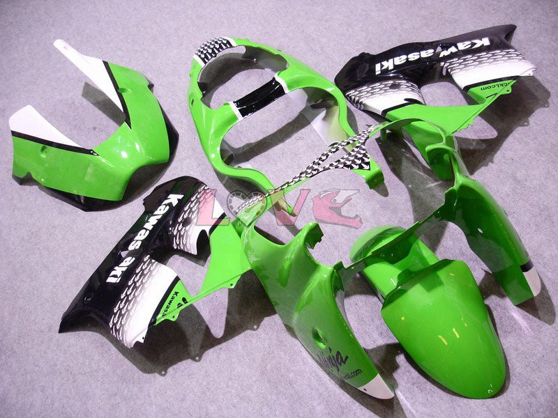 Nakano - Green Black Fairings and Bodywork For 2000-2001 NINJA ZX-9R #LF4914