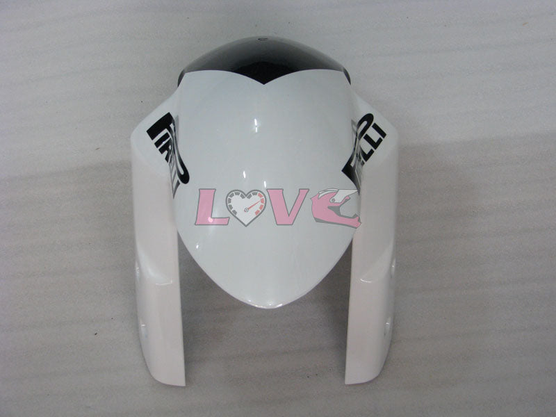 Corona - White Black Fairings and Bodywork For 2006-2007 GSX-R750 #LF6564