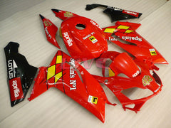 Factory Style - Red Black Fairings and Bodywork For 2004-2009 RS125 #LF5463