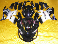 West - White Black Fairings and Bodywork For 2006-2011 NINJA ZX-14R #LF5837