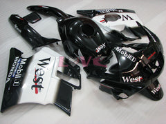West - White Black Fairings and Bodywork For 1991-1994 CBR600F2 #LF4543