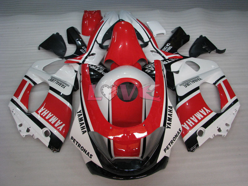 PETRONAS - Red White Black Fairings and Bodywork For 1997-2007 YZF600R #LF7948