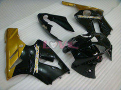 Factory Style - Black Gold Fairings and Bodywork For 2002-2005 NINJA ZX-12R #LF3239