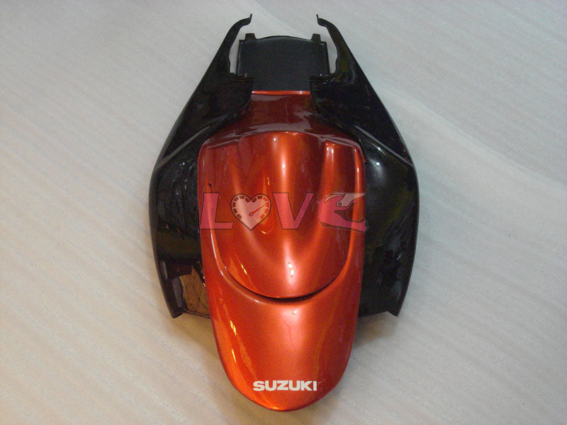 Flame - Orange Black Fairings and Bodywork For 2006-2007 GSX-R750 #LF6548