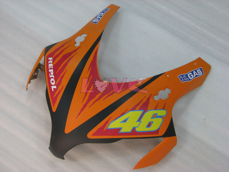 Rossi - Orange Black Fairings and Bodywork For 2008-2011 CBR1000RR #LF4339