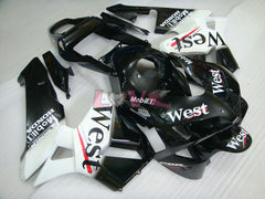 West - White Black Fairings and Bodywork For 2003-2004 CBR600RR #LF4449