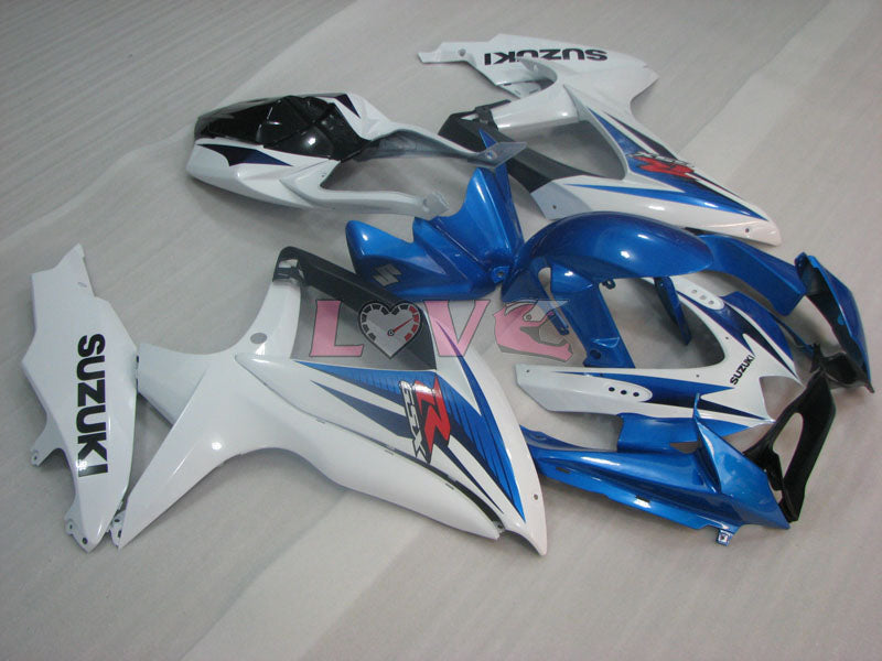 Factory Style - Blue White Fairings and Bodywork For 2008-2010 GSX-R600 #LF3949