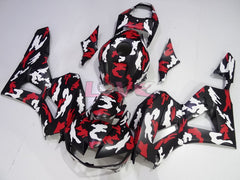 Customize - Red White Black Fairings and Bodywork For 2013-2016 CBR600RR #LF4419