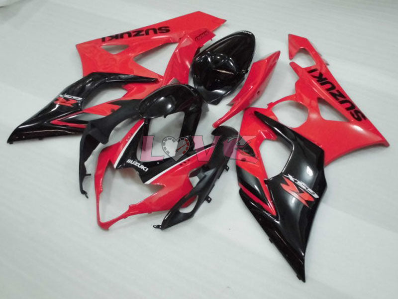 Factory Style - Red Black Fairings and Bodywork For 2005-2006 GSX-R1000 #LF3844