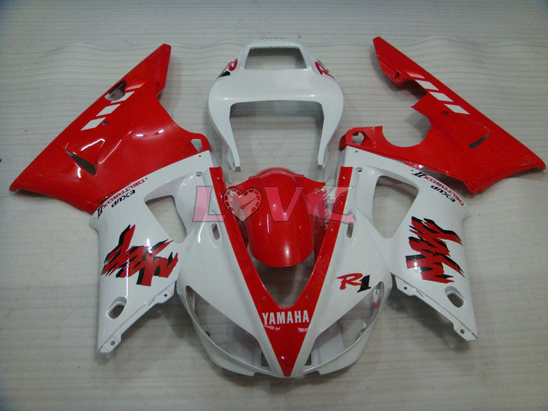 Factory Style - Red White Fairings and Bodywork For 1998-1999 YZF-R1 #LF3571