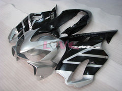 Factory Style - Black Silver Fairings and Bodywork For 2004-2007 CBR600F4i #LF4502