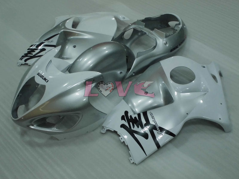 Factory Style - White Silver Fairings and Bodywork For 1999-2007 Hayabusa #LF3742