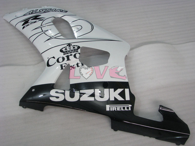 Corona - White Black Fairings and Bodywork For 2000-2003 GSX-R750 #LF6807