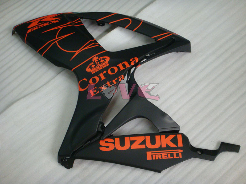Corona - Orange Black Fairings and Bodywork For 2006-2007 GSX-R750 #LF6570
