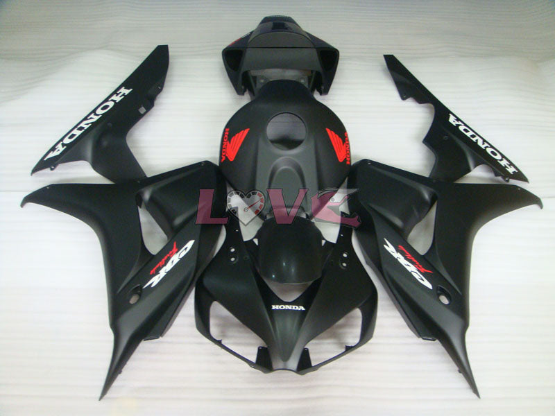 Fireblade - Black Matte Fairings and Bodywork For 2006-2007 CBR1000RR #LF7260
