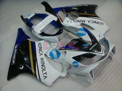 Konica Minolta - White Black Fairings and Bodywork For 2001-2003 CBR600F4i #LF7662