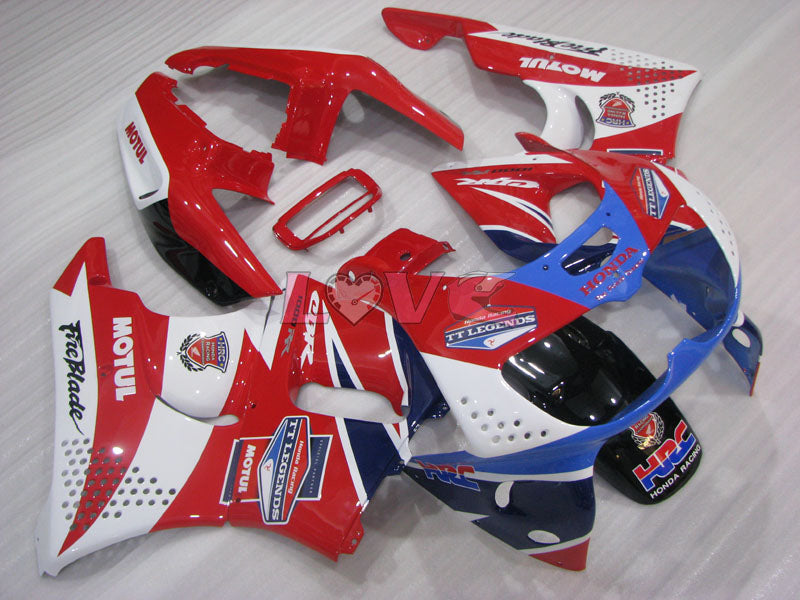 MOTUL - Red White Fairings and Bodywork For 1994-1995 CBR900RR #LF3007